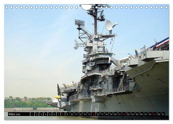 Produktbild: Kriegsschiffe der USA (Wandkalender 2026 DIN A4 quer), CALVENDO Monatskalender