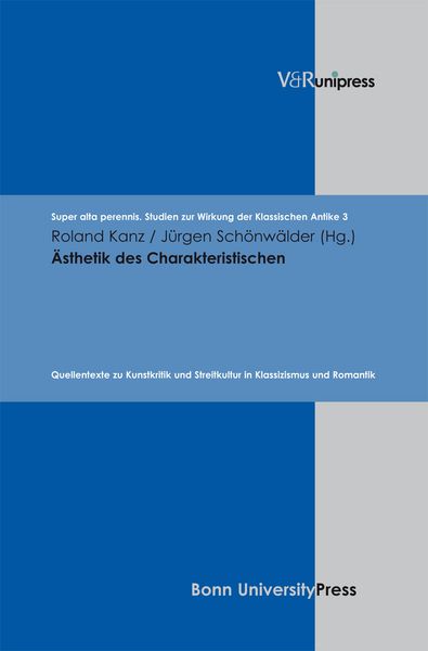 Produktbild: &Auml;sthetik des Charakteristischen