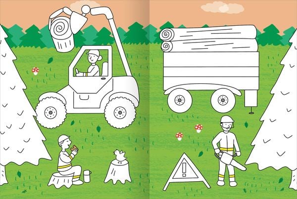 Produktbild: Mein gro&szlig;es buntes Malbuch &ndash; Baustelle