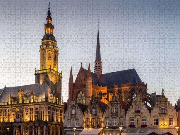 Produktbild: CALVENDO Puzzle Veurne | 1000 Teile Lege-Gr&ouml;&szlig;e 64x48cm Foto-Puzzle f&uuml;r gl&uuml;ckliche Stunden