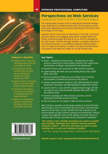Produktbild: Perspectives on Web Services