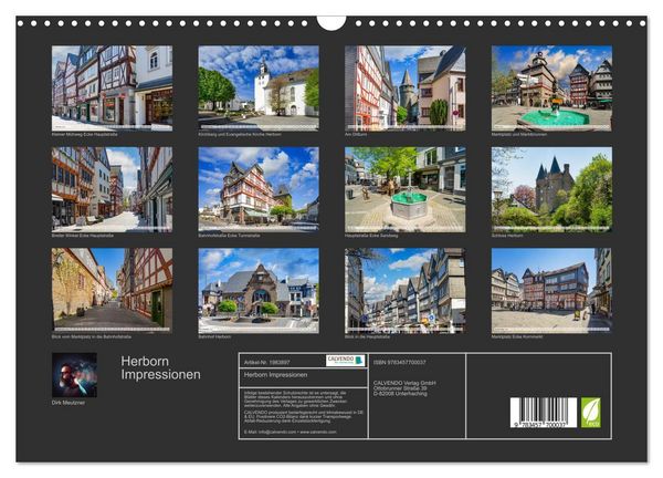 Produktbild: Herborn Impressionen (Wandkalender 2026 DIN A3 quer), CALVENDO Monatskalender