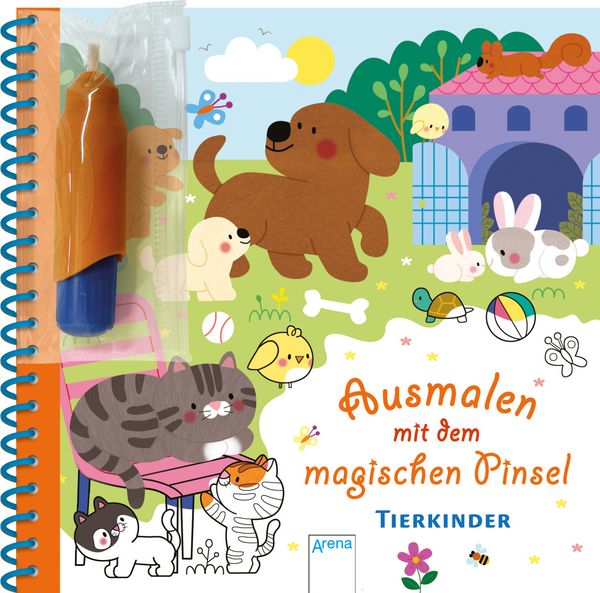 Produktbild: Ausmalen mit dem magischen Pinsel. Tierkinder
