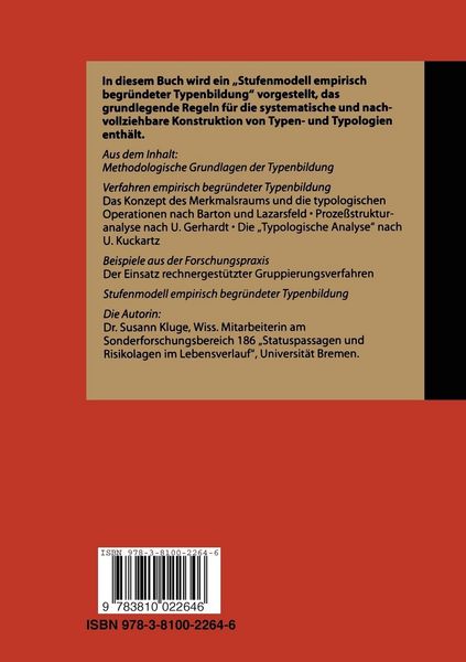 Produktbild: Empirisch begr&uuml;ndete Typenbildung