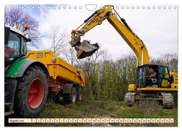 Produktbild: Auf der Gro&szlig;baustelle (Wandkalender 2026 DIN A4 quer), CALVENDO Monatskalender