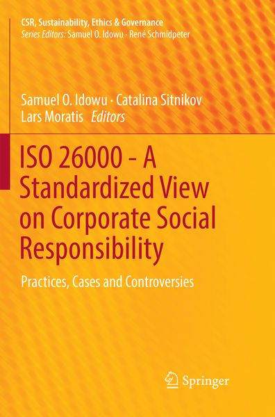 Produktbild: ISO 26000 - A Standardized View on Corporate Social Responsibility
