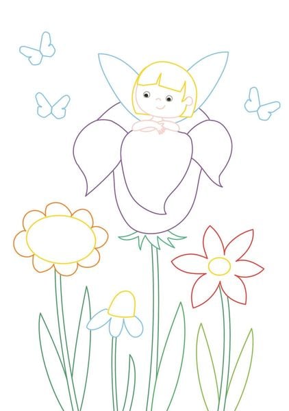 Produktbild: Ausmalbilder f&uuml;r Kita-Kinder: Mein erstes gro&szlig;es Zauber-Malbuch: Feen & Einh&ouml;rner