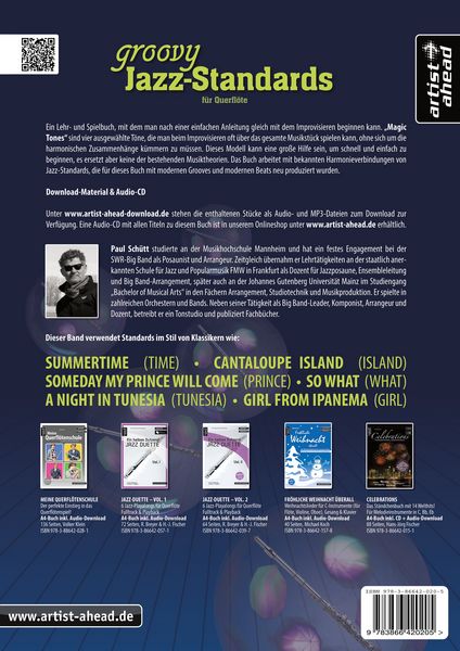 Produktbild: Groovy Jazz-Standards &ndash; f&uuml;r Querfl&ouml;te
