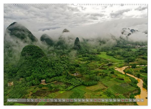 Produktbild: neunziggrad I photoart: china (hochwertiger Premium Wandkalender 2026 DIN A2 quer), Kunstdruck in Hochglanz