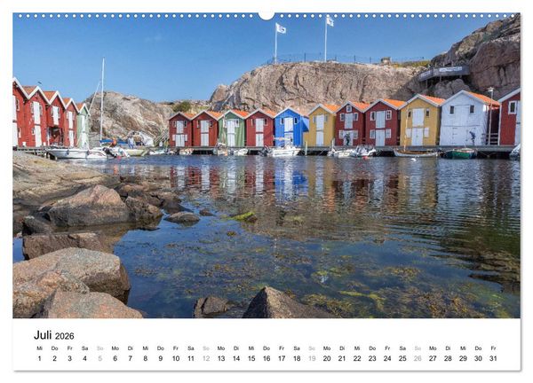 Produktbild: Schweden - Die Highlights von Sm&aring;land bis zur Westk&uuml;ste (Wandkalender 2026 DIN A2 quer), CALVENDO Monatskalender