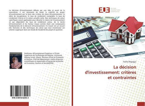 Produktbild: La d&eacute;cision d'investissement: crit&egrave;res et contraintes