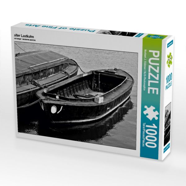 Produktbild: CALVENDO Puzzle alter Lastkahn | 1000 Teile Lege-Gr&ouml;&szlig;e 64x48cm Foto-Puzzle f&uuml;r gl&uuml;ckliche Stunden