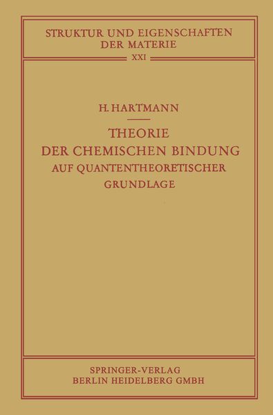 Produktbild: Theorie der Chemischen Bindung