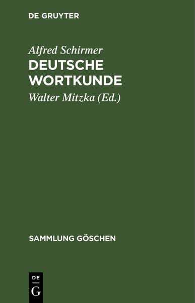 Produktbild: Deutsche Wortkunde