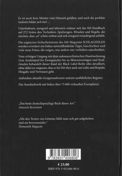Produktbild: Das SM-Handbuch