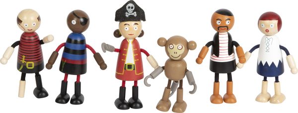 Produktbild: Biegepuppen Piraten Figuren