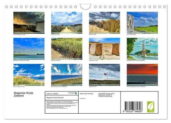 Produktbild: Magische K&uuml;ste Zeeland (Wandkalender 2027 DIN A4 quer), CALVENDO Monatskalender
