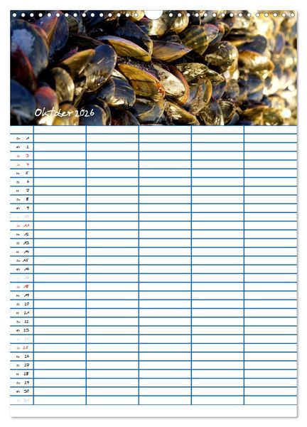 Produktbild: Meer Zeit f&uuml;r uns! (Wandkalender 2026 DIN A3 hoch), CALVENDO Monatskalender