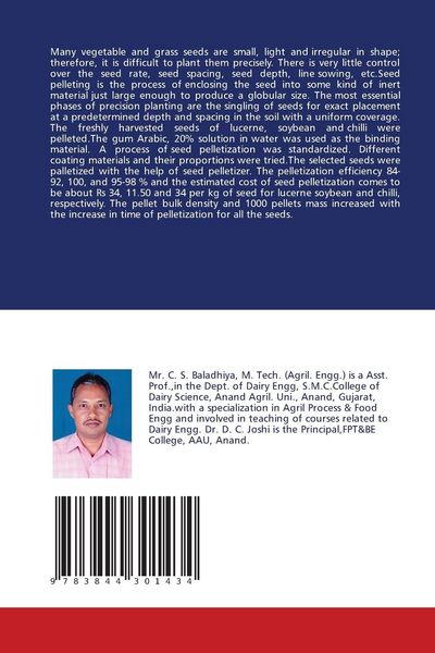 Produktbild: Development Of Seed Pelleting Technology