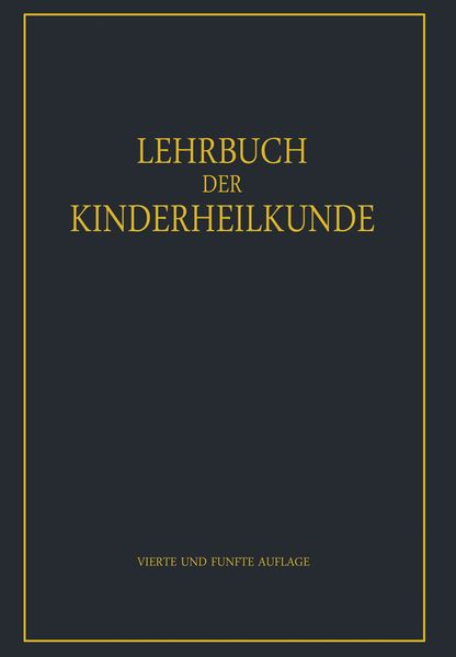 Produktbild: Lehrbuch der Kinderheilkunde