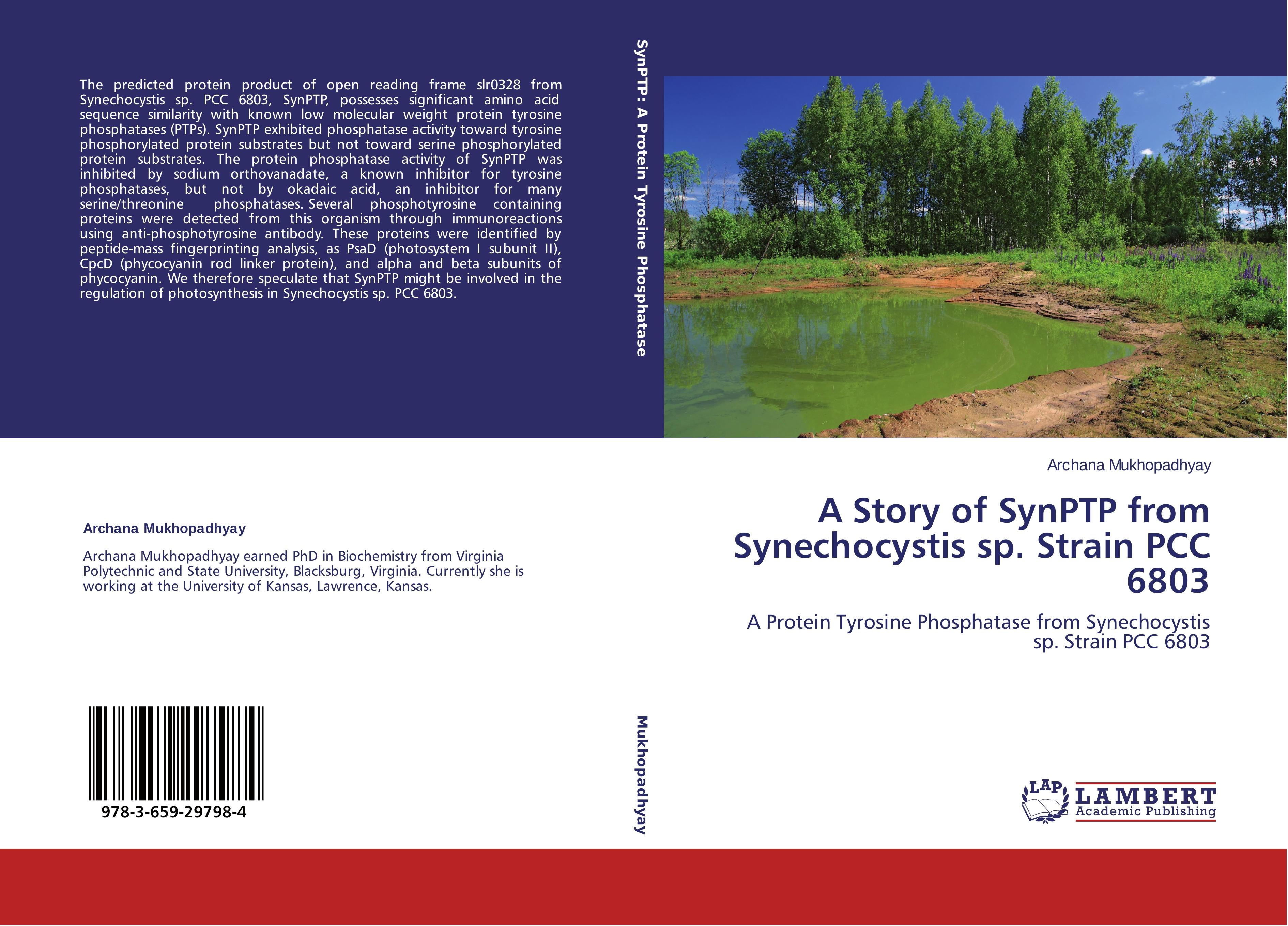 Produktbild: A Story of SynPTP from Synechocystis sp. Strain PCC 6803