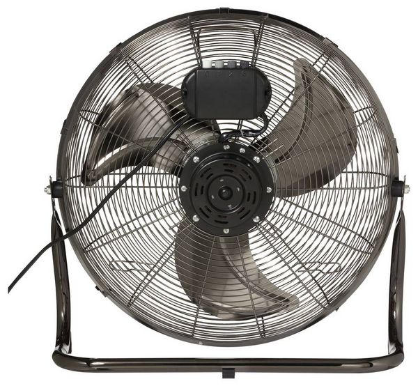Produktbild: Sygonix Bodenventilator 120W (&Oslash; x H) 540mm x 540mm Schwarz