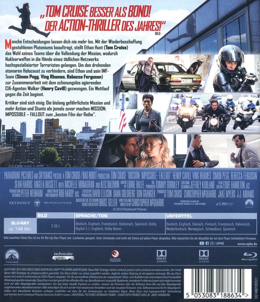 Produktbild: Mission: Impossible 6 - Fallout