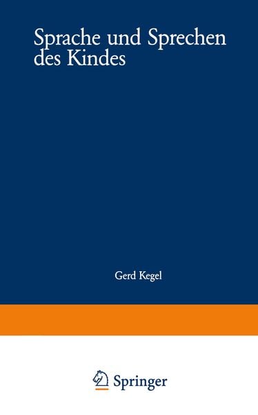 Produktbild: Sprache und Sprechen des Kindes