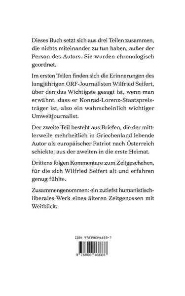 Produktbild: Aus dem Notizbuch des alt- (besser aus-) gedienten Reporters Wilfried Seifert