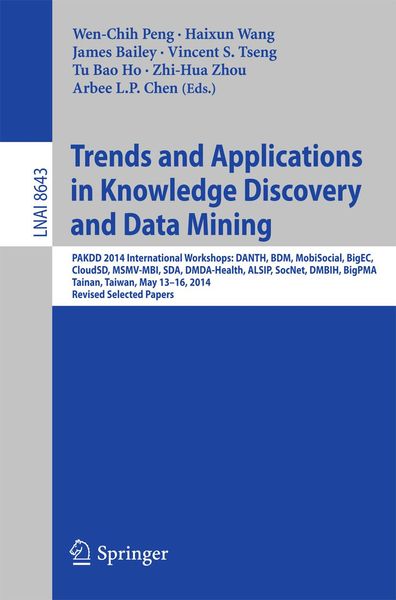 Produktbild: Trends and Applications in Knowledge Discovery and Data Mining