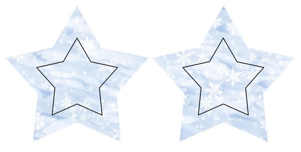 Produktbild: URSUS Laternenzeit / Home Decoration Twinkle Star Schnee, Stern Bastel-Set als Laterne oder Deko-Licht