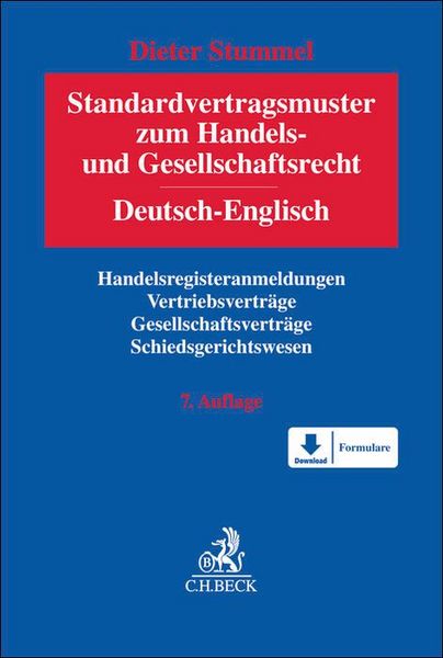 Produktbild: Standardvertragsmuster zum Handels- und Gesellschaftsrecht