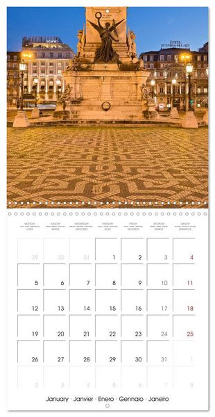 Produktbild: LISBON - IT'S MAGIC (Wall Calendar 2026 12 &times; 12 Inch) CALVENDO 12 Month Wall Calendar
