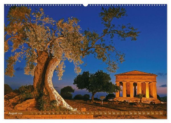 Produktbild: Sch&ouml;nes Sizilien: die Sonneninsel Italiens (hochwertiger Premium Wandkalender 2026 DIN A2 quer), Kunstdruck in Hochglanz
