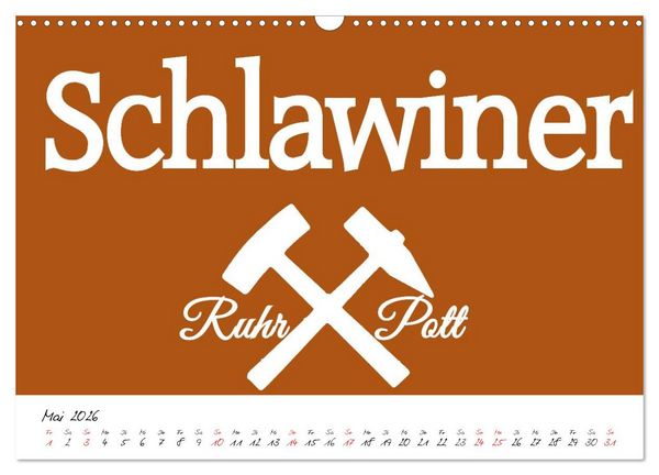Produktbild: Ruhrpott Vokabeln (Wandkalender 2026 DIN A3 quer), CALVENDO Monatskalender