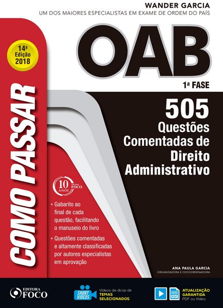 Produktbild: Como passar na OAB 1&ordf; Fase: direito administrativo