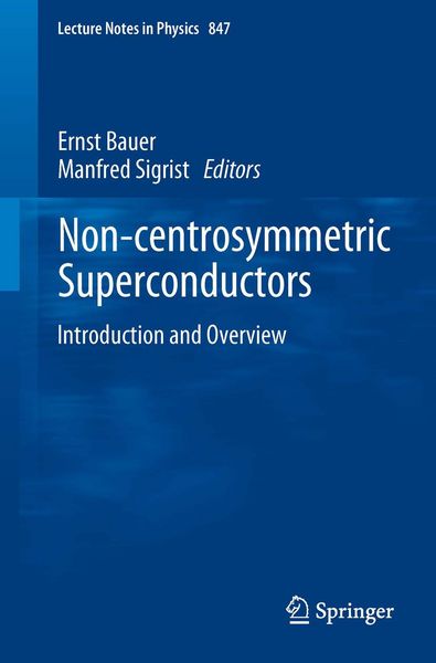 Produktbild: Non-Centrosymmetric Superconductors