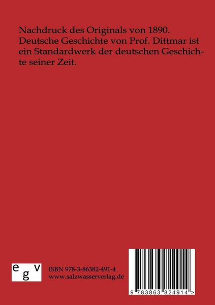 Produktbild: Geschichte des Deutschen Volkes
