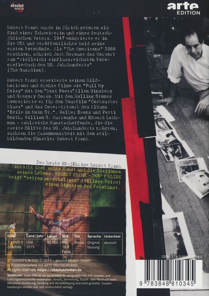 Produktbild: Robert Frank - Don't Blink (OmU)