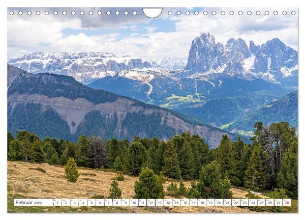 Produktbild: S&uuml;dtirol - Von Meran bis zum Pragser Wildsee (Wandkalender 2026 DIN A4 quer), CALVENDO Monatskalender