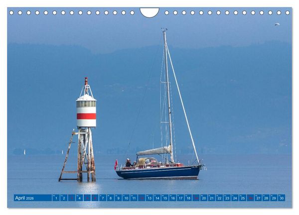 Produktbild: Drei L&auml;nder ein See - Bodensee (Wandkalender 2026 DIN A4 quer), CALVENDO Monatskalender