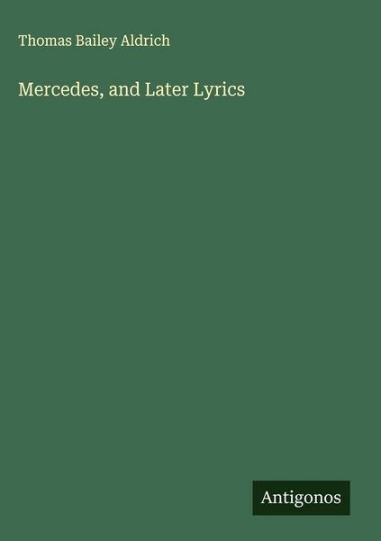 Produktbild: Mercedes, and Later Lyrics