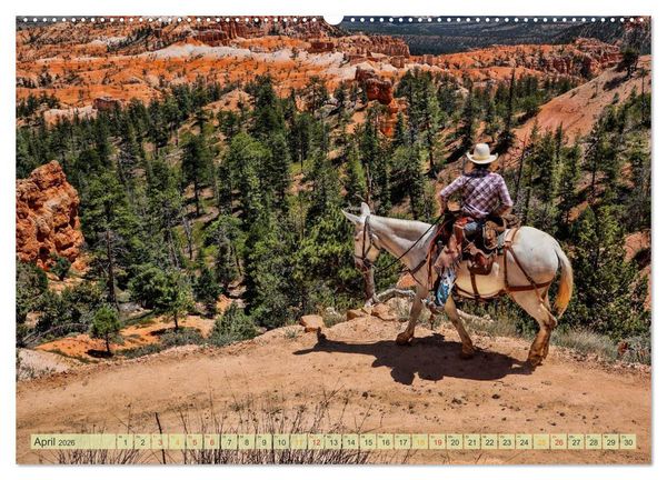 Produktbild: Nationalparks der USA - atemberaubend sch&ouml;n (Wandkalender 2026 DIN A2 quer), CALVENDO Monatskalender