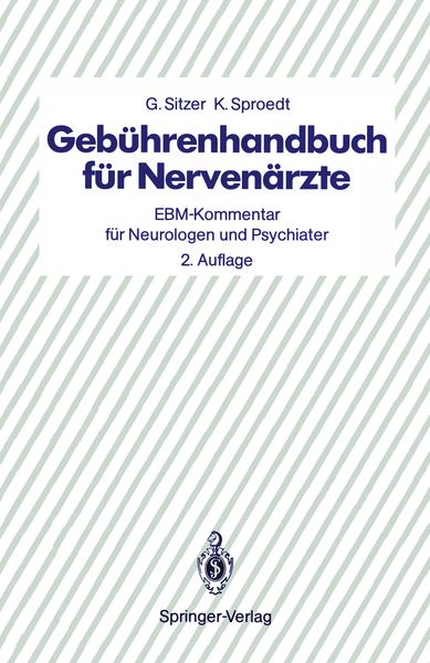 Produktbild: Geb&uuml;hrenhandbuch f&uuml;r Nerven&auml;rzte