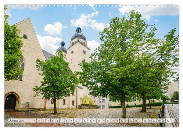 Produktbild: Plauen Impressionen (hochwertiger Premium Wandkalender 2026 DIN A2 quer), Kunstdruck in Hochglanz