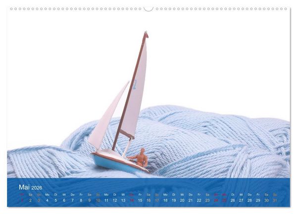 Produktbild: Little Art Sport Kunstkalender (Wandkalender 2026 DIN A2 quer), CALVENDO Monatskalender