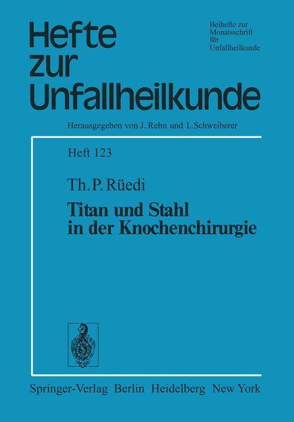 Produktbild: Titan und Stahl in der Knochenchirurgie