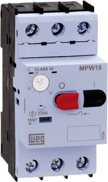 WEG 12429371 MPW18-3-D063 Motorschutzschalter einstellbar 6.3A 1St.