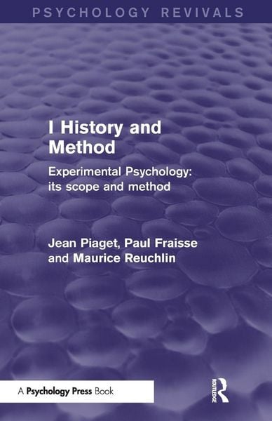 Produktbild: Experimental Psychology Its Scope and Method: Volume I
