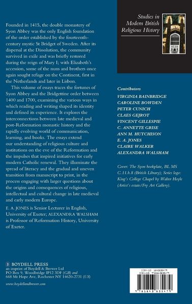 Produktbild: Syon Abbey and Its Books